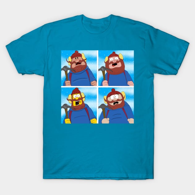 Yukon Cornelius in various styles T-Shirt by AndrewKennethArt